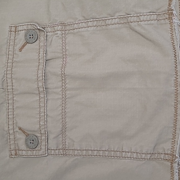 Ralph Lauren Polo Jeans Skirt Women's sz 10 Tan Cargo Mini Skirt - Picture 7 of 9